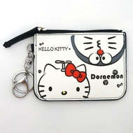 Cute Hello Kitty x Doraemon Ezlink Card Pass Holder Coin Purse Key Ring