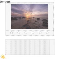 IRTJIFSSX A7 Binder Pages,  A7 Card Protector Sleeves, 6-Ring Binder Refill