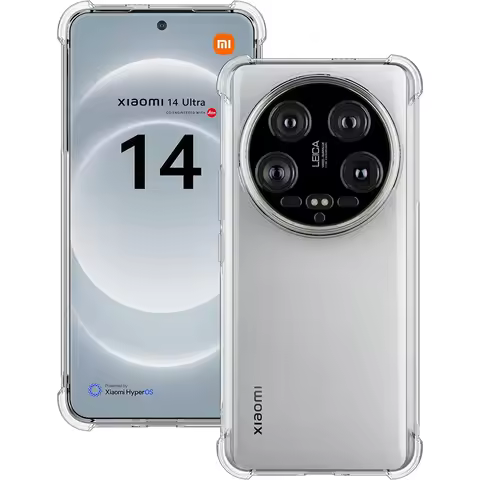 Reinforced Corners Shockproof Case Clear Soft TPU Camera Protection Phone Cover For Xiaomi 14Ultra 1