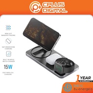 Bazic by Energea GOMAG Station, 3 in 1 Fast Wireless  Charger With Built-in Magnetic Wireless Watch 