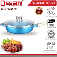 DESSINI ITALY Granite Aluminium Non Stick Casserole Pot Bowl Wok Grill Fry Pan Cookware Kuali Periuk