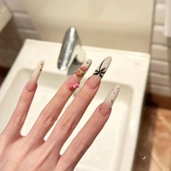 立体学生卡通法式椰子树kt猫蝴蝶结爱心穿戴美甲可爱手工美甲3D student cartoon French coconut tree KT cat butterflyS3GfV7cz1my20250