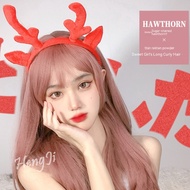 TSE Tóc Giả của phụ nữ tóc dài kín đầu Bìa Lolita sóng lớn Hàn Quốc mặt tròn tự nhiên màu hồng CuộN