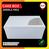 PUTIH Cake Box - Cake Box - Cake Box - Cake Box - 20x12x9 cm - Mica TYPE A - PLAIN WHITE (20 pcs)