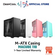 DEEPCOOL Macube 110 M-ATX Gaming Case - Black/White/Pink/Green