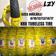 KRX Motorcycle Tubeless Tire Gulong Tyre Size High Quality ORIGINAL 10/12/13/14/17 TL