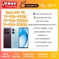 New Smartphone Original Oppo A3x [ 4+4+64/6+6Gb Ram+128Gb Rom | Snapdragon 6s 4G Gen1 | 45W Supervoo