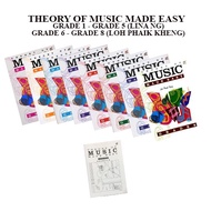 Theory of Music Made Easy Grade 1 - Grade 8 / Theory Book / Theory Workbook / Music Book