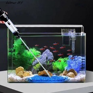 DELMER Fish Feces Suction Pipe, Plastic Detachable Fish Tank Feces Suction Tool, with Extension Tube