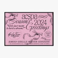 (✅🈶) (多圖) aespa 2024 Season’s Greetings SG 年曆 台曆 枱曆 配置