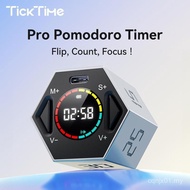 Ticktime Pomodoro Timer Cube, Productivity Timer, Pause & Resume, Silent & Adjustable Sound Alert, f