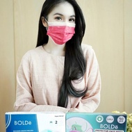 BOLDe Surgical Medis Masker 3 Ply isi 50 (Masker Medis) - Pink