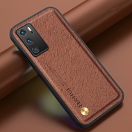 Case สำหรับ Huawei P50 P40 P30 Pro Nova 4e Nova4e โทรศัพท์ปลอกปกหลังกันกระแทกกันชนหรูหราหนังแฟชั่นที่เรียบง่ายสีทึบไม่มีลายนิ้วมือป้องกันการวาง Soft TPU ขอบ