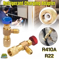 Safety Valve Adapter R410A R22 Refrigerant Charging Retention Control Valve Aircond Repair Tool
