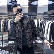 Men's Baseball Jacket, Baseball Jacket European Station Goldbeludru, Casual Jacket