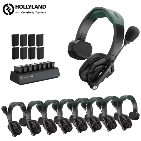 Hollyland Solidcom SE PRO 1.9GHz Fequency Team Talk 1312ft/400m Transmission Range Dual-Mic Noise Ca