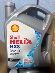 *สูตรใหม่ api sp* น้ำมันเครื่อง รถยนต์เบนซิน เชล Shell helix HX8 Fully synthetic สังเคราะห์ 100% 0w-20 ขนาดตามตัวเลือก