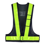 YHTN Reflective Vest Mesh Breathable Reflective Vest Reflective Clothing Takeaway Reflective Vest V-