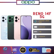 OPPO RENO 14F 5G (12GB+256GB/512GB) 80W Supervooc Charger 6000mAh | Ready Stock - 1 Year Warranty