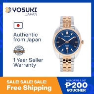 CITIZEN Quartz BI5096-53L Date Simple Navy Blue Gold Silver Stainless  Wrist Watch For Men from YOSU