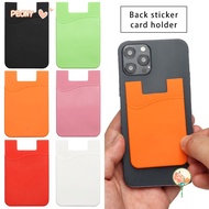 PEONY-HOME Business Credit Pocket Fashion Women Adhesive ID Card Holder