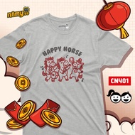 CNY01 Kids - NTMY CNY 2026 Collection Horse Chinese New Year Cotton Family Reunion T-shirt