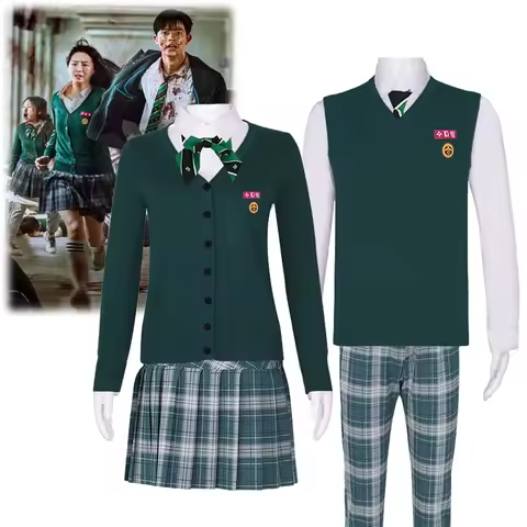 TV All of Us Are Dead Cosplay Costume JK School Uniform 지금 우리 학교는 Cosplay Sweater Role Playing Hallo