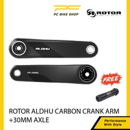 Rotor Carbon Aldhu 165/170/172.5mm Crank arm + Standard axle 30mm