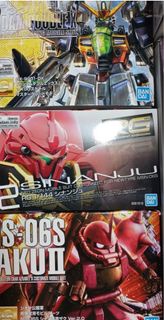 全新 Bandai 高達模型 MG 高達DX + RG新安洲 + 馬沙專用紅渣 2.0