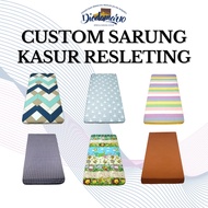 Custom Size Zippered Mattress Cover Bed Sheet 80x200 to 200x200