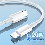 ที่ชาร์จสำหรับ iPhone PD 20W สายชาร์จ USB-C To ligthning 1/2เมตร Fast Charging USB Type-C Cable For iphone 15 14Plus 14 12 11 13 Pro Max 5 6S 7 7P 8 X XR XS MAX SE iPad iPod รับประกัน1ปี