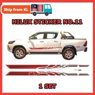 Toyota Hilux Sticker Body - Design 11 [Ready Stock]