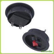WIN Push Speaker Terminal Cup Pair With Round 57Mm Panel Spring Clip Wire Inputs for Speaker Cabinet