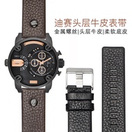 Substitute Diesel Diesel Strap Genuine Leather DZ7257DZ4318DZ7313 Men Women Couple Watch Strap 24 26