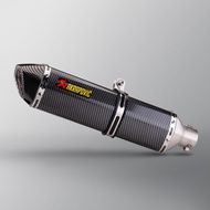 Akrapovic Exhaust Universal 51mm Motorcycle 470mm Muffler with DB Killer GSXS150 ZX25R NK450 NVX155 