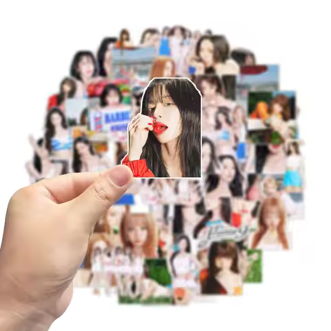 56Pcs/Set Idol Fromis_9 New Album Glow ME Sticker Waterproof Sticker Lee Saerom Song Hayoung Park Ji