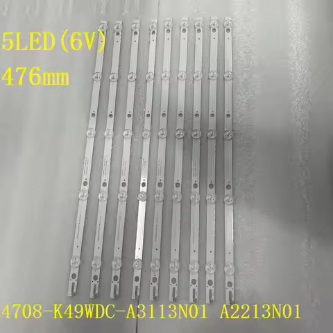 LED Backlight bar For 4708-K49WDC-A3113N01 A2213N01 K490WDC1 A2 49LK5400PSA 49BDL3056Q 49LK5400PLA 4