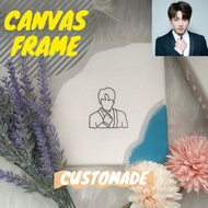 🔥Custom Canvas Art Frame Tiktok 🔥( sewing on canvas art tiktok,viral,embroidery art,gift box,canvas 