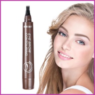 Eyebrow Pencil Waterproof Smudge-Proof Makeup Cosmetics 4-Point Eyebrow Pencil for Women Girls Girlf