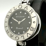 寶格麗 B.zero1 BZ22S 石英不鏽鋼腕錶，黑色，女士手鐲