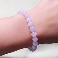 粉紫羅蘭翡翠手珠手鍊 | 天然緬甸玉翡翠A貨 | 送禮