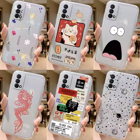 TPU Case For Realme GT Master Edition Capa Q3 Pro Carnival Cover Silicon Coque For OPPO Realme Q3 Pr