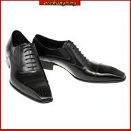 Aufu Shoes3717  Men's Square Toe Leather Shoes British Casual Pumps     Lace-up Men's Shoesshoes RNF