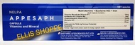 APPESAPH Vitamins &amp; Mineral (Appetite Stimulant) Multivitamins +Buclizine HCI 100 Capsules