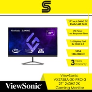 VIEWSONIC VX2758A-2K-PRO-3 27" 240Hz 2K Gaming Monitor