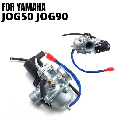 Jog50 Carburetor for Yamaha Jog 50 50cc JOG90 19mm with Electric Choke ATV Scoote 2 Stroke 1E40QMB M
