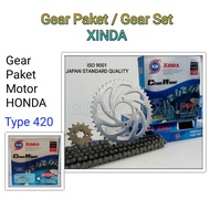 gear set Honda Supra x 125