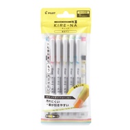 E-All Stationery - Pilot Kirena Twin Highlighter 5-Color Set