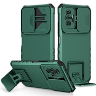 Vivo Y50 Y30 Y17 Y15 Y5 Y11 2019 Shockproof  Case Luxury Push Window Armor Bracket