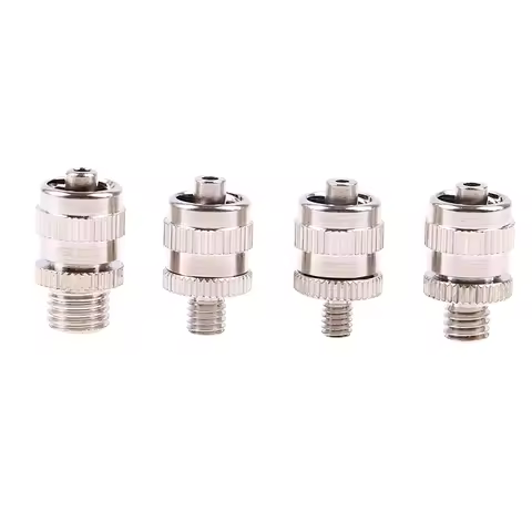 1PC Luer Lock Adapter M4 M5 M6 M8 Screw Thread Nickel Plated Brass Syringe Metal Luer Lock Adapter